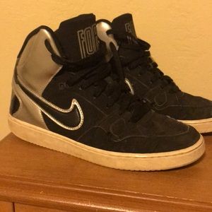 Nike Shoes (Black and Silver)